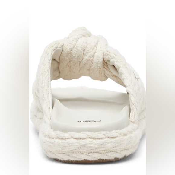 FENDI Feel Knot Slide Sandal. WOMENS. NEW IN BOX 7.5. /37.5. Authentic - Picture 2 of 16